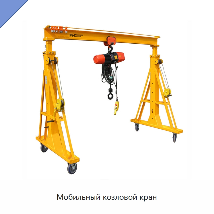 Мобильный козловой кран — Краны