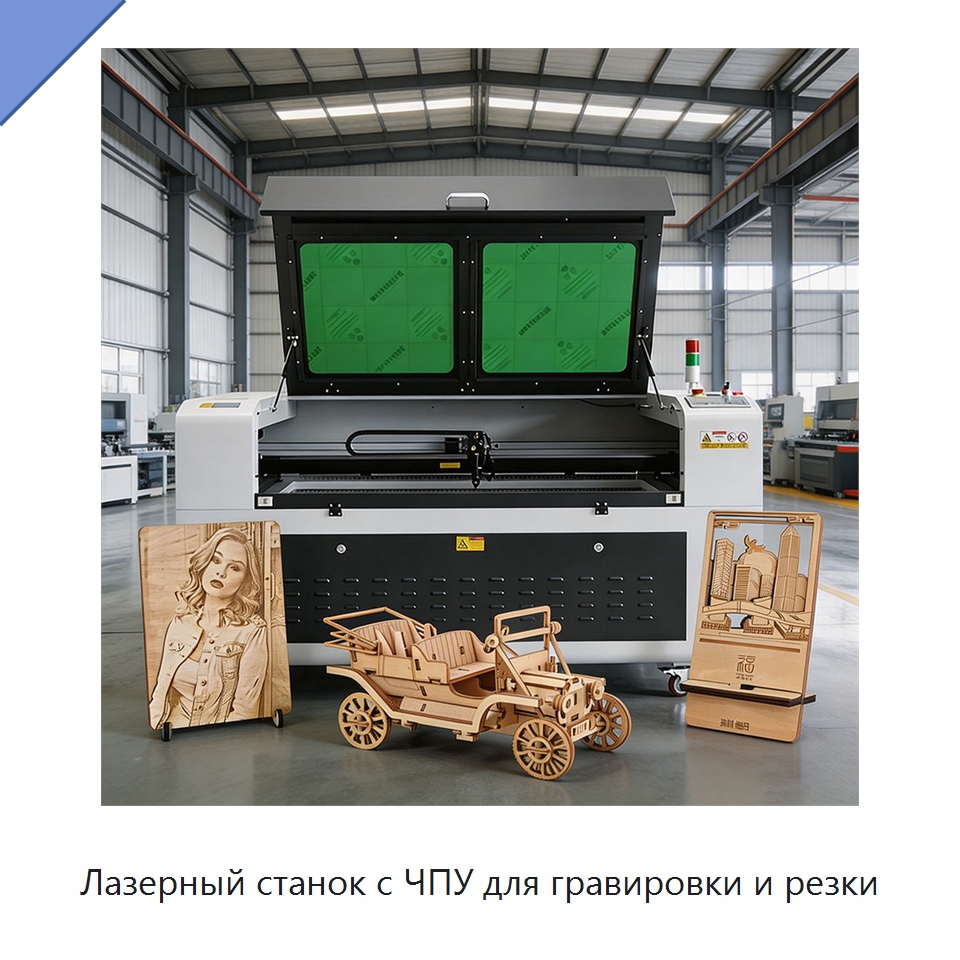 Лазерный станок с ЧПУ для гравировки и резки — Лазерные гравировальные станки