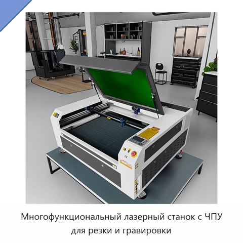 Многофункциональный лазерный станок с ЧПУ для резки и гравировки
