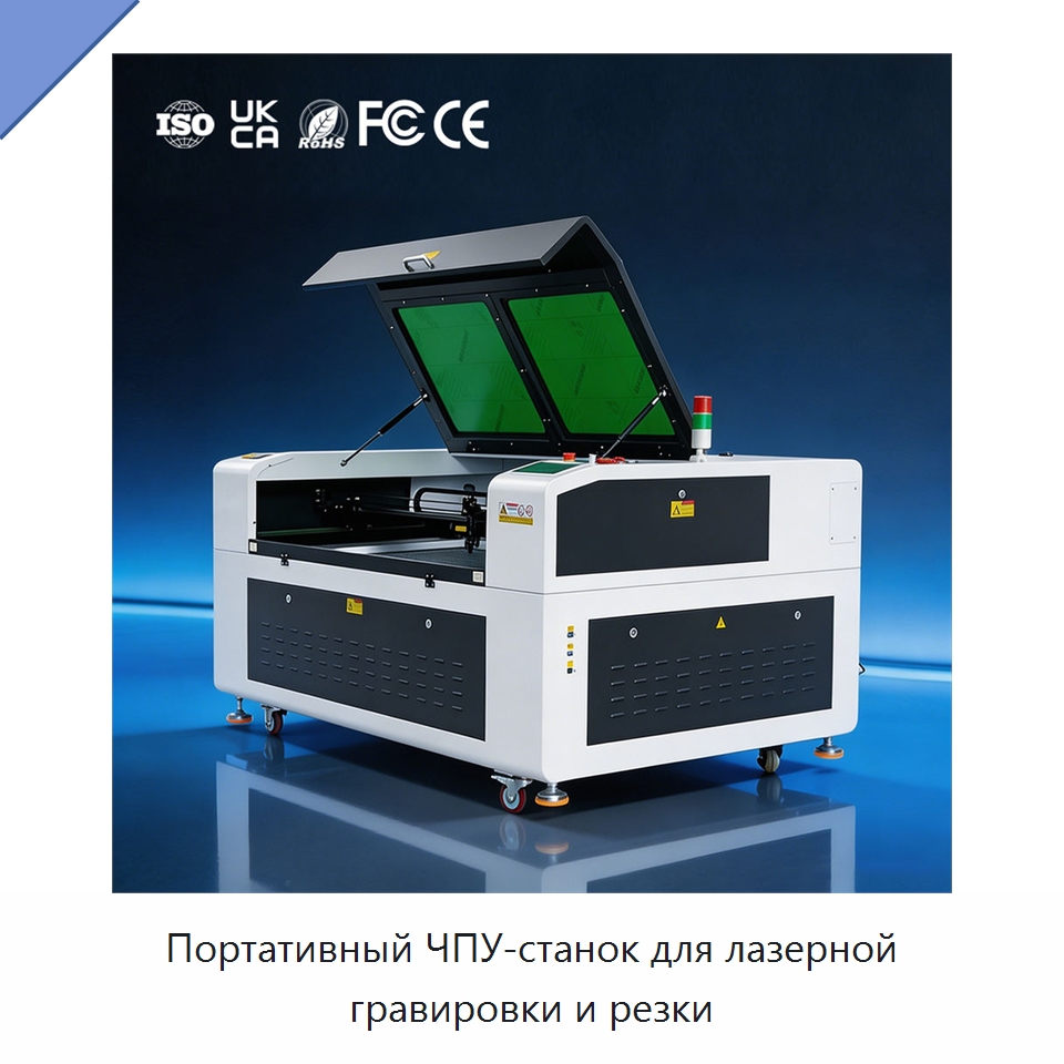 Портативный ЧПУ-станок для лазерной гравировки и резки — Лазерные гравировальные станки