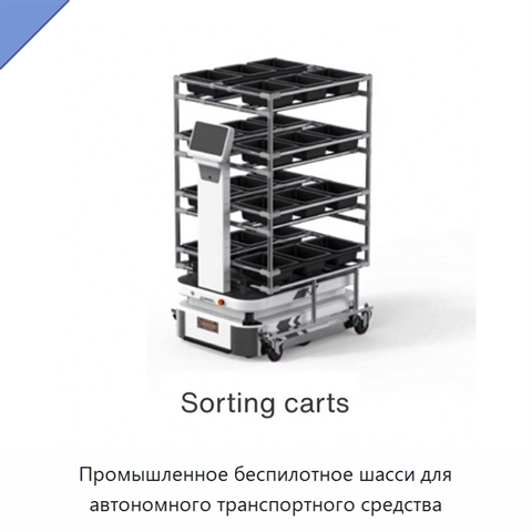 Промышленное беспилотное шасси для автономного транспортного средства