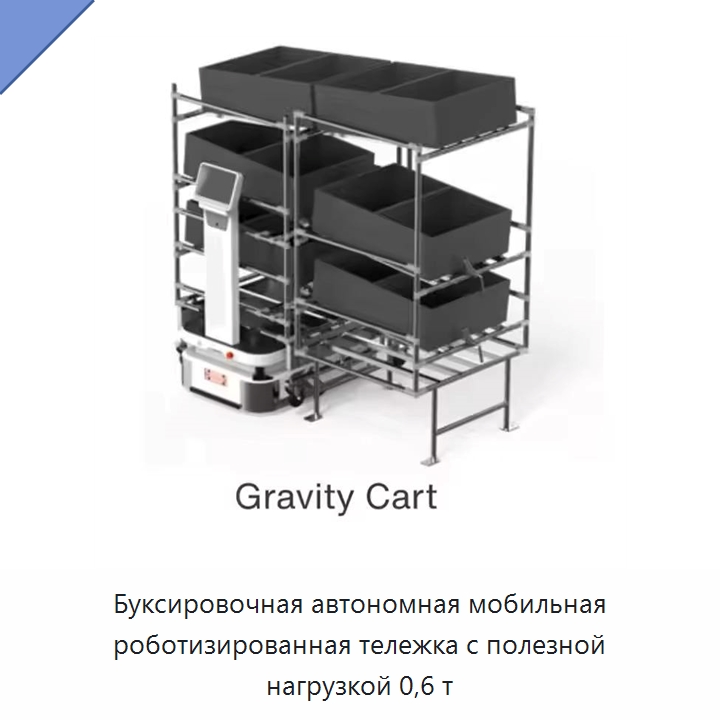 Буксировочная автономная мобильная роботизированная тележка с полезной нагрузкой 0,6 т — Вилочные погрузчики