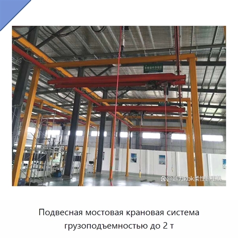 Подвесная мостовая крановая система грузоподъемностью до 2 т