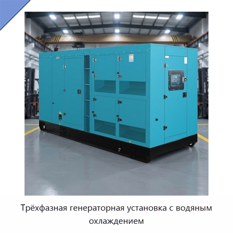 Трёхфазная генераторная установка с водяным охлаждением