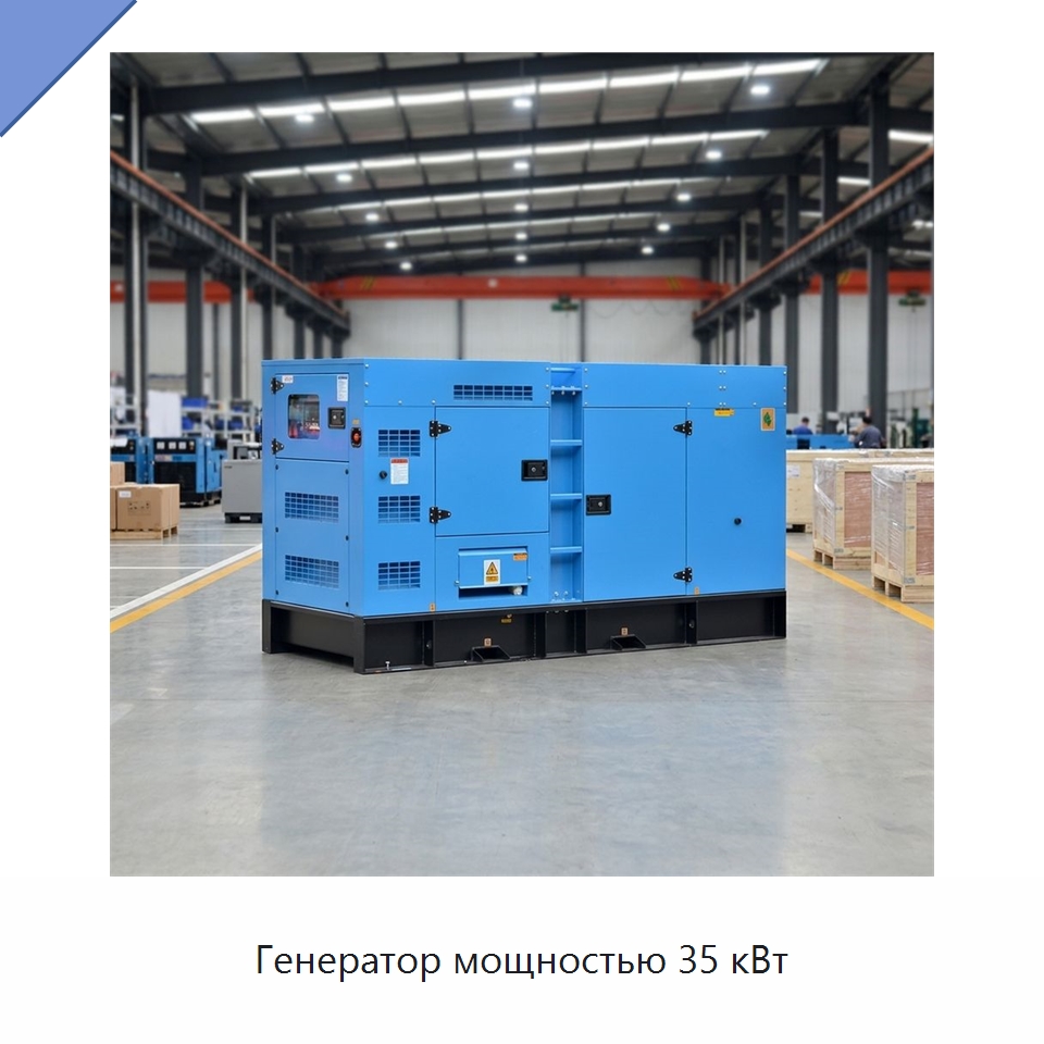 Генератор мощностью 35 кВт — Дизельные генераторы