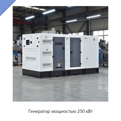 Генератор мощностью 250 кВт