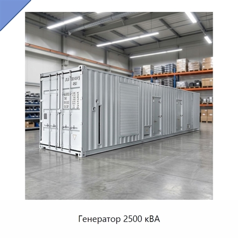Генератор 2500 кВА