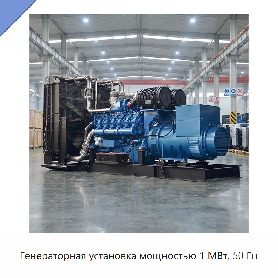 Генераторная установка мощностью 1 МВт, 50 Гц — Дизельные генераторы