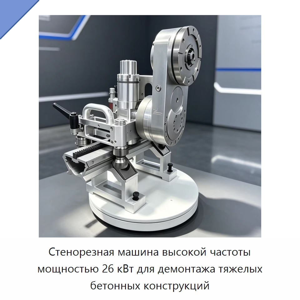 Стенорезная машина высокой частоты мощностью 26 кВт для демонтажа тяжелых бетонных конструкций — Дорожная техника