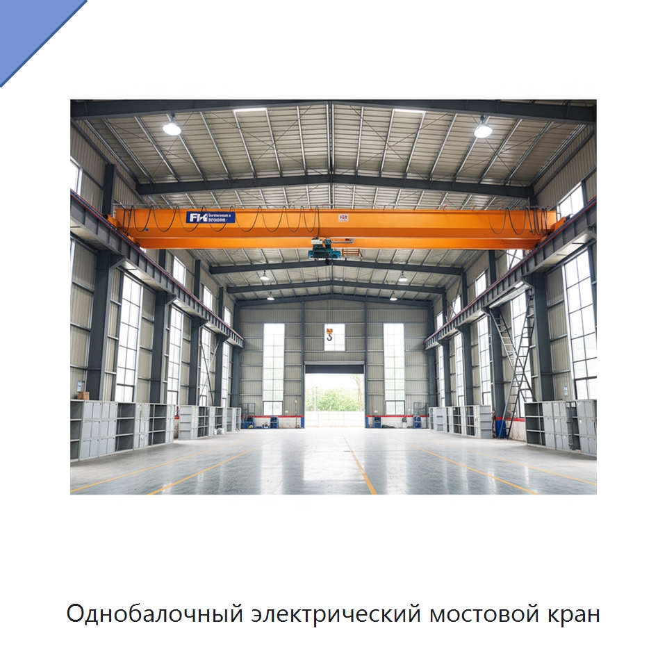 Однобалочный электрический мостовой кран — Краны
