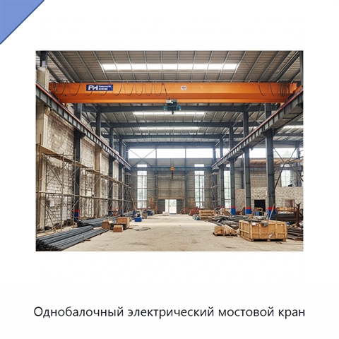 Однобалочный электрический мостовой кран