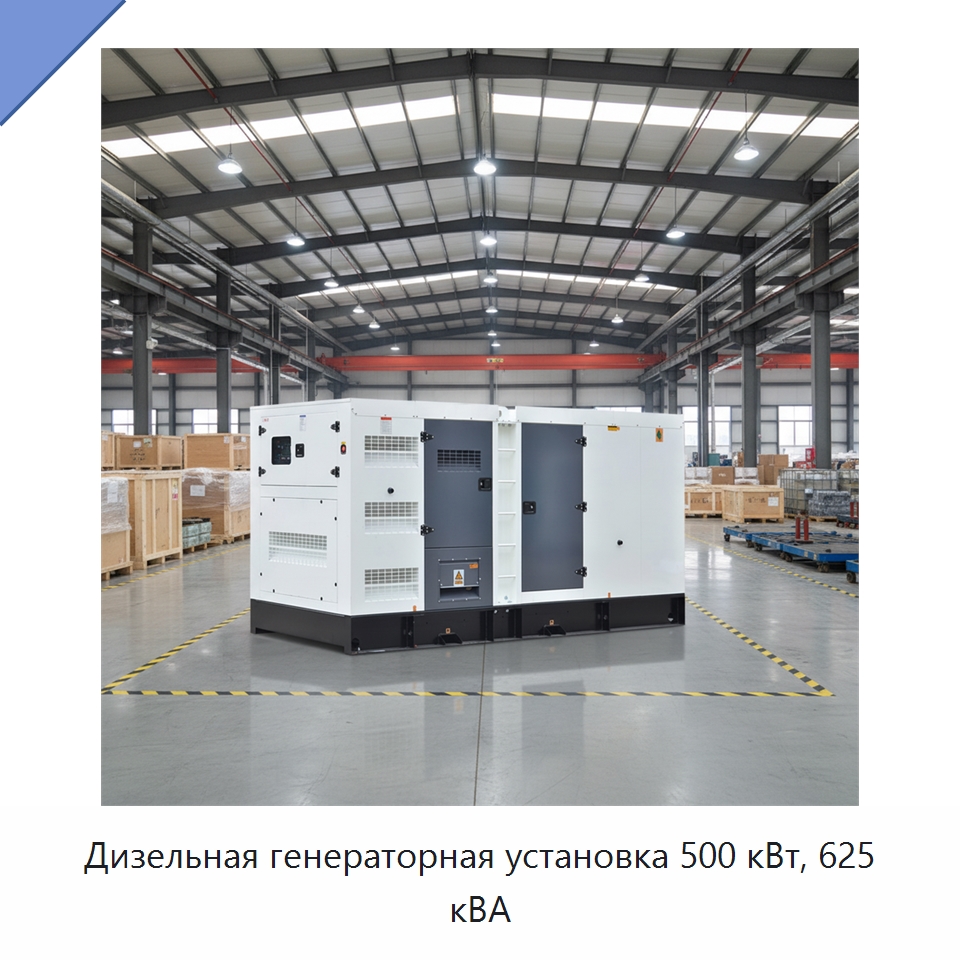 Дизельная генераторная установка 500 кВт, 625 кВА — Дизельные генераторы