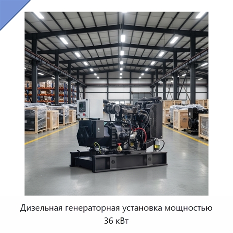 Дизельная генераторная установка мощностью 36 кВт