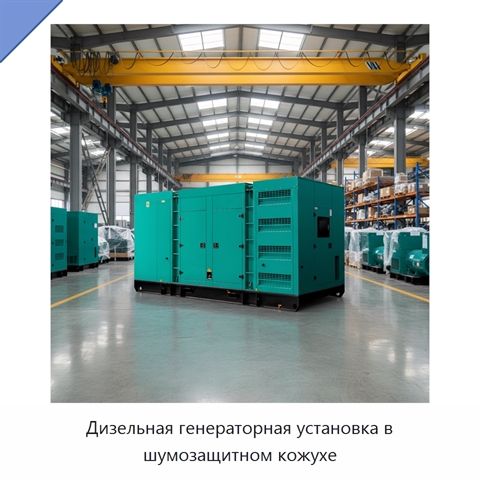 Дизельная генераторная установка в шумозащитном кожухе