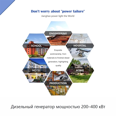 Дизельный генератор мощностью 200–400 кВт