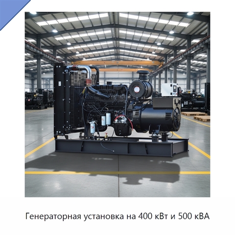 Генераторная установка на 400 кВт и 500 кВА