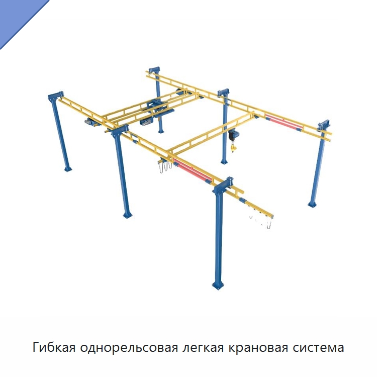 Гибкая однорельсовая легкая крановая система — Краны