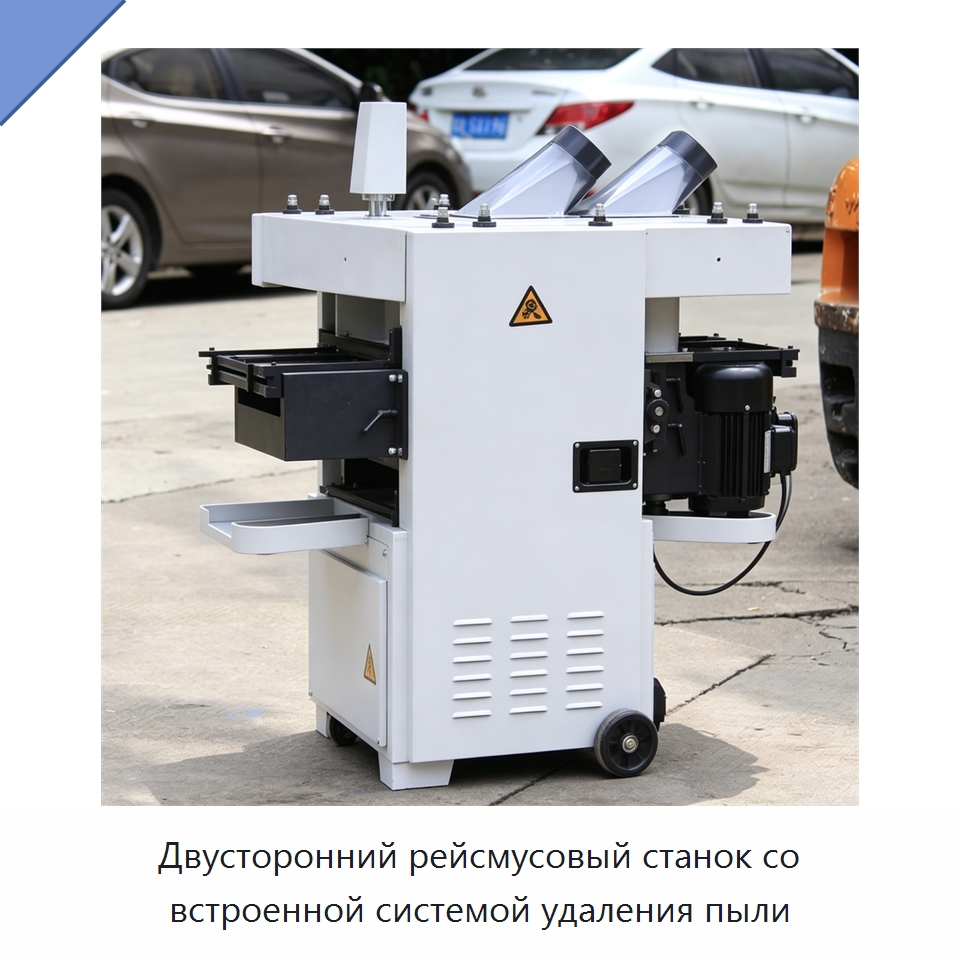 Двусторонний рейсмусовый станок со встроенной системой удаления пыли — Специальное деревообрабатывающее оборудование