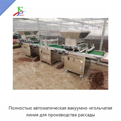 Полностью автоматическая вакуумно-игольчатая линия для производства рассады