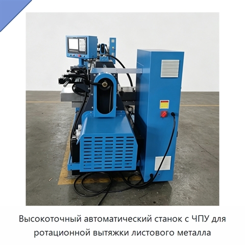 Высокоточный автоматический станок с ЧПУ для ротационной вытяжки листового металла