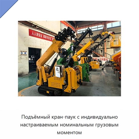 Подъёмный кран-паук с индивидуально настраиваемым номинальным грузовым моментом