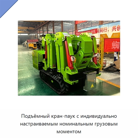 Подъёмный кран-паук с индивидуально настраиваемым номинальным грузовым моментом