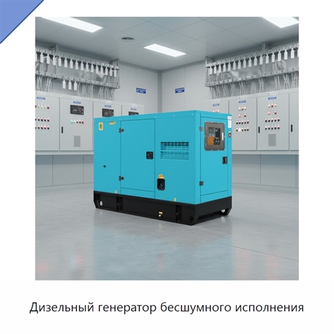 Дизельный генератор бесшумного исполнения