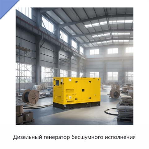 Дизельный генератор бесшумного исполнения