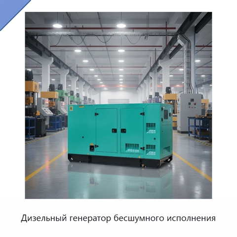 Дизельный генератор бесшумного исполнения
