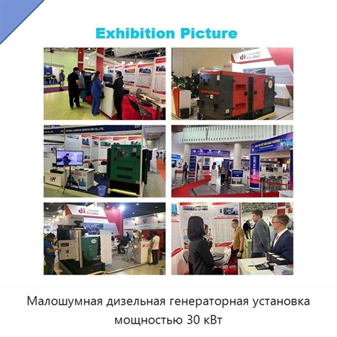 Малошумная дизельная генераторная установка мощностью 30 кВт