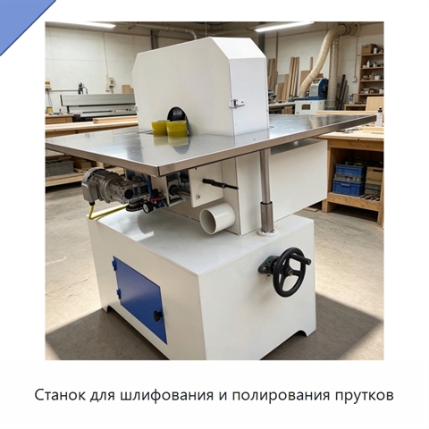 Станок для шлифования и полирования прутков