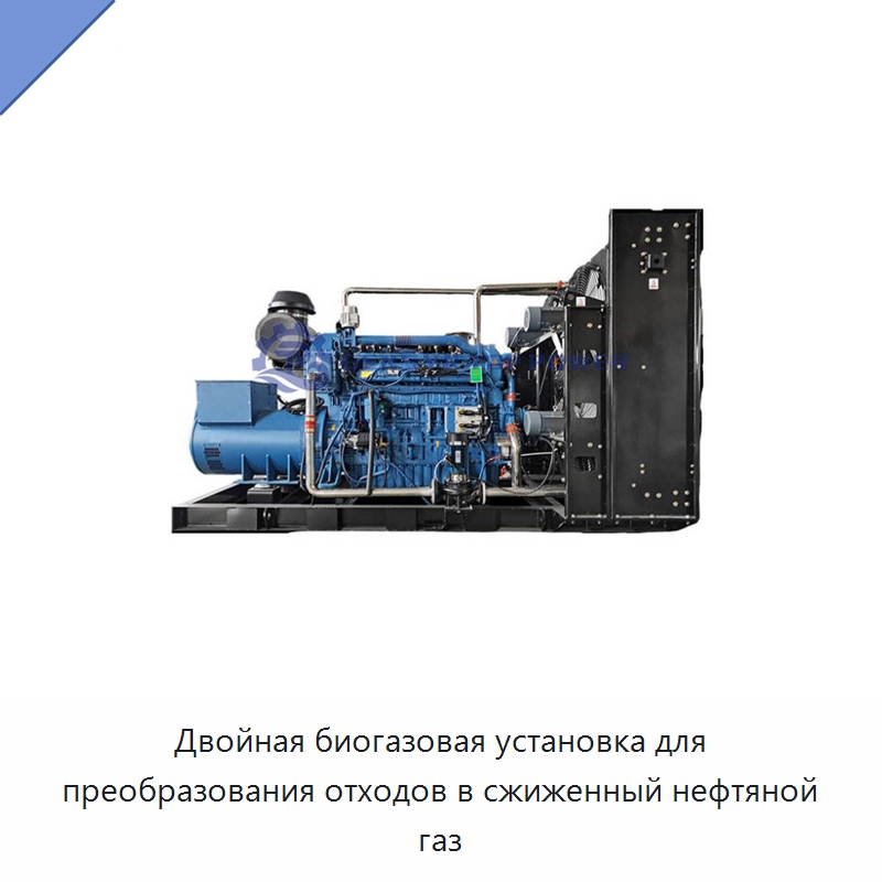 Двойная биогазовая установка для преобразования отходов в сжиженный нефтяной газ — Газотурбинные генераторы