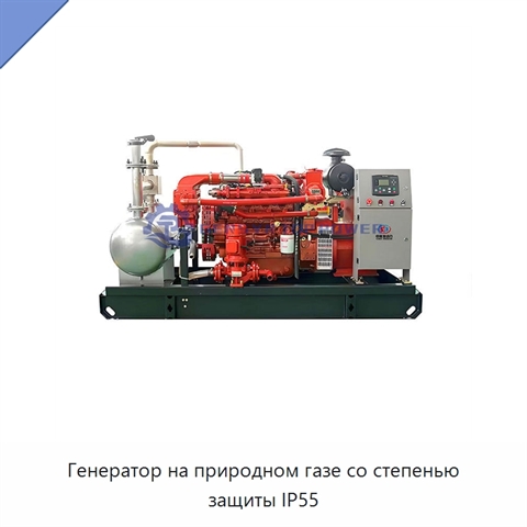 Генератор на природном газе со степенью защиты IP55