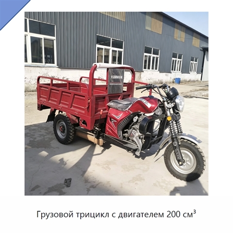 Грузовой трицикл с двигателем 200 см³