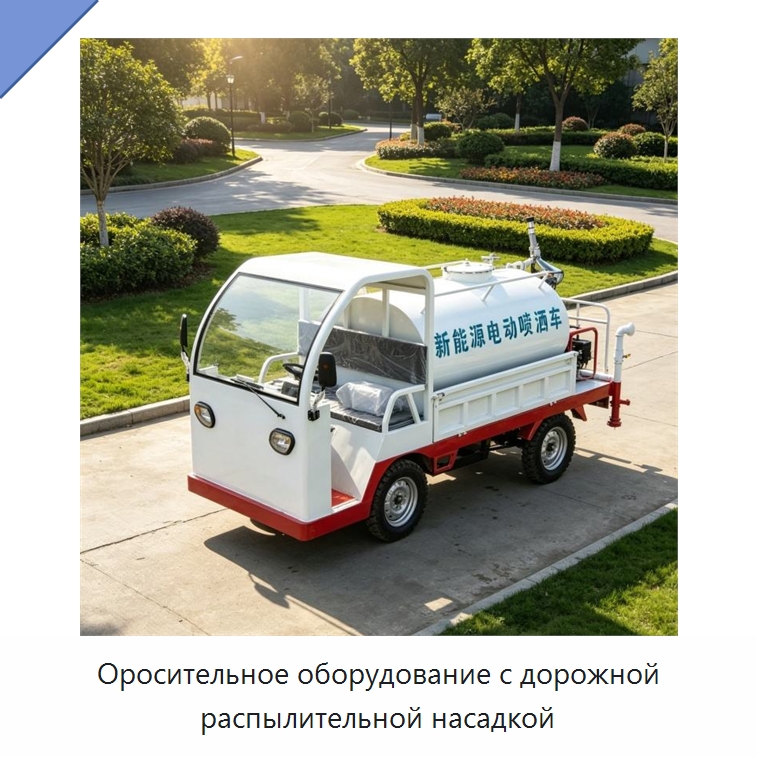 Оросительное оборудование с дорожной распылительной насадкой — Коммунальная техника