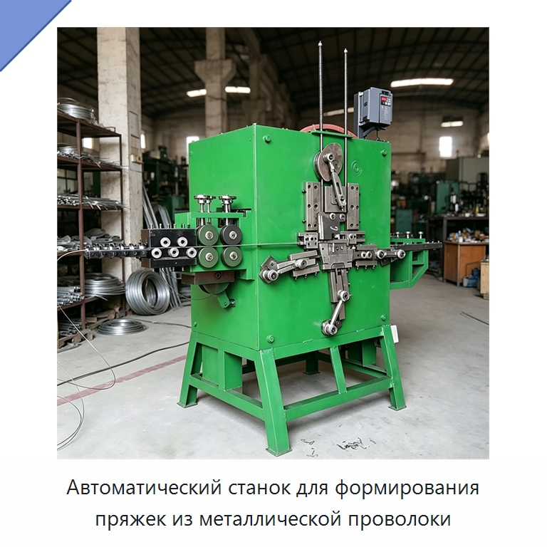 Автоматический станок для формирования пряжек из металлической проволоки — Специальное оборудование для металлообработки и металлургии