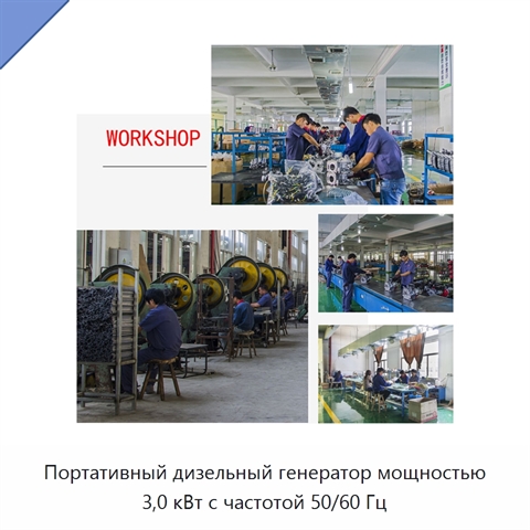 Портативный дизельный генератор мощностью 3,0 кВт с частотой 50/60 Гц
