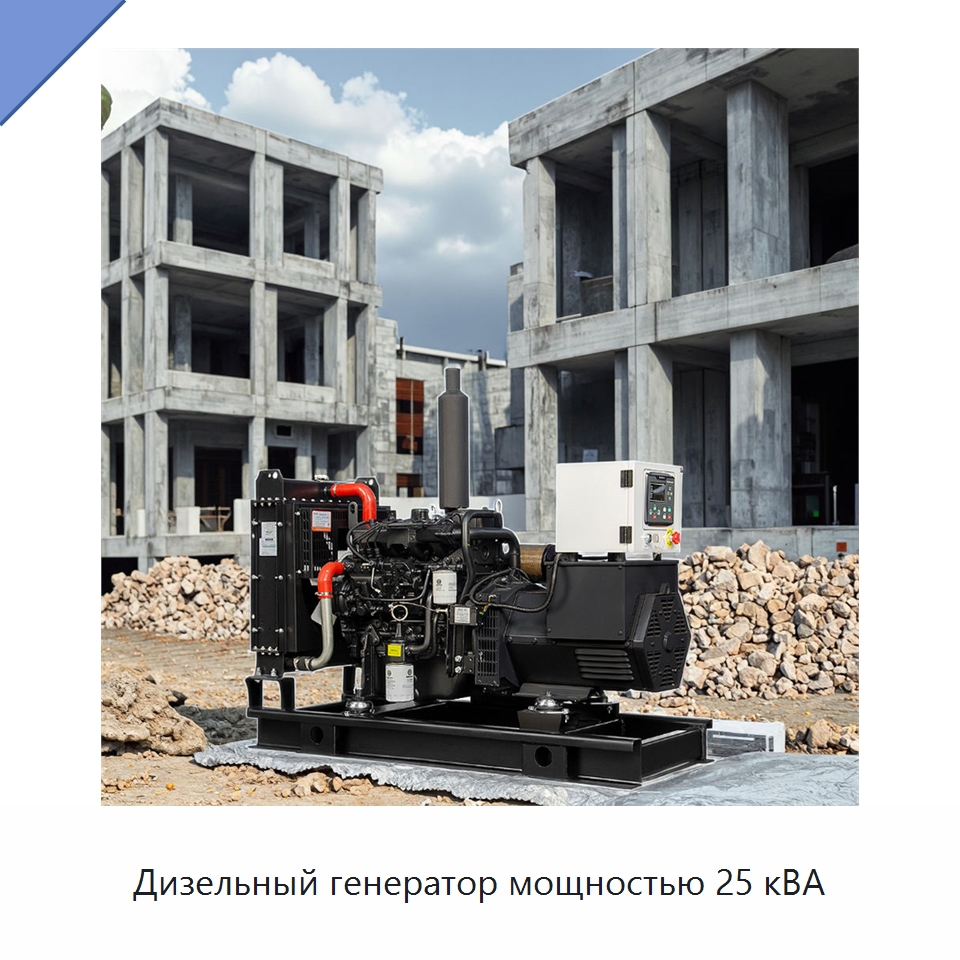 Дизельный генератор мощностью 25 кВА — Дизельные генераторы