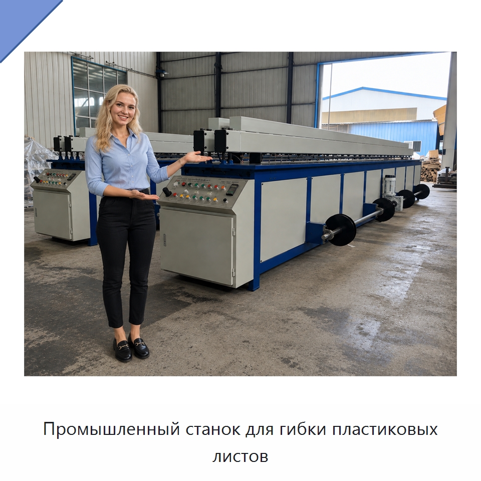 Промышленный станок для гибки пластиковых листов — Специальное станочное оборудование