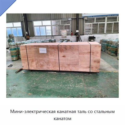 Мини-электрическая канатная таль со стальным канатом