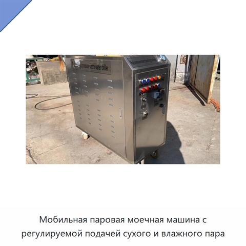 Мобильная паровая моечная машина с регулируемой подачей сухого и влажного пара