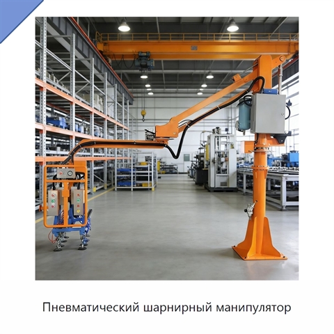 Пневматический шарнирный манипулятор
