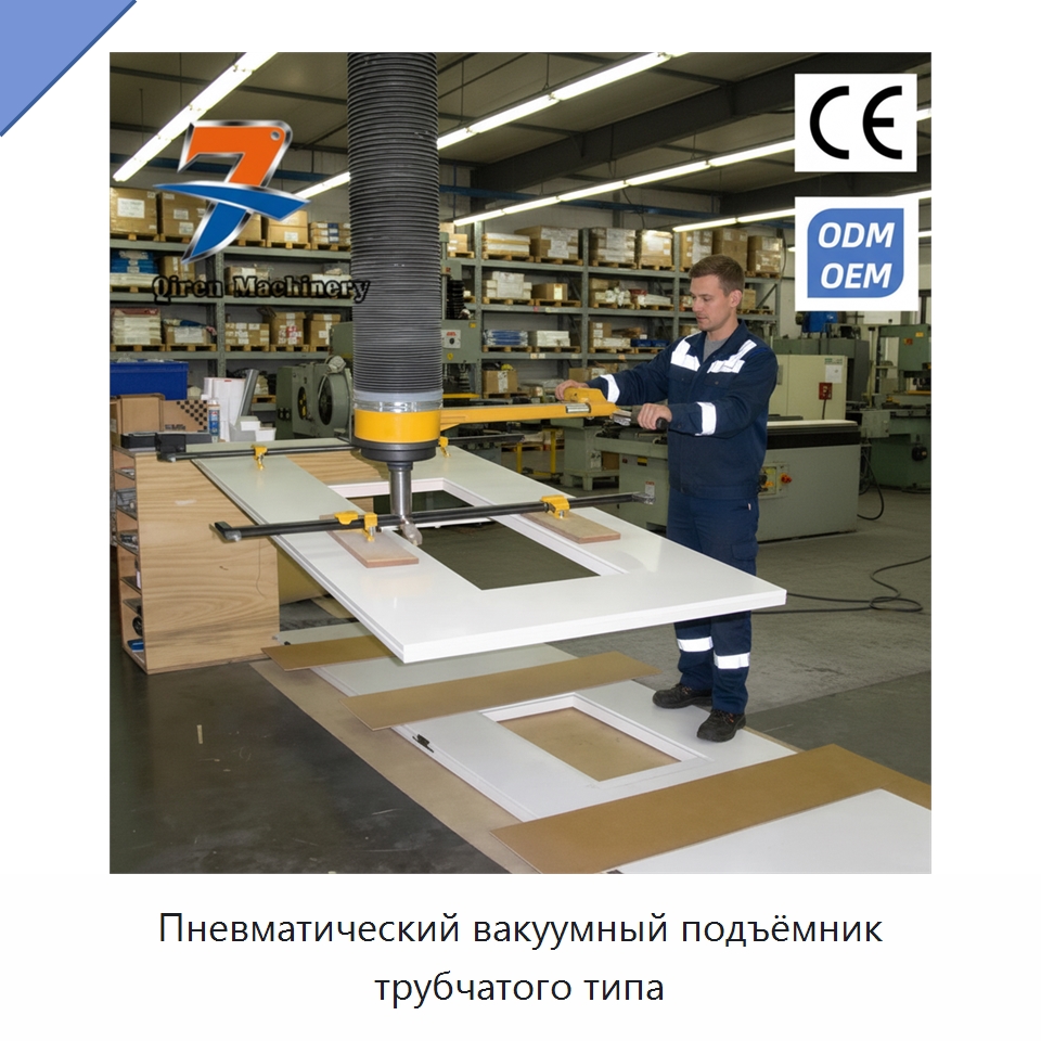 Пневматический вакуумный подъёмник трубчатого типа — Вакуумные грузозахваты