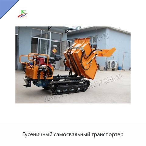 Гусеничный самосвальный транспортер
