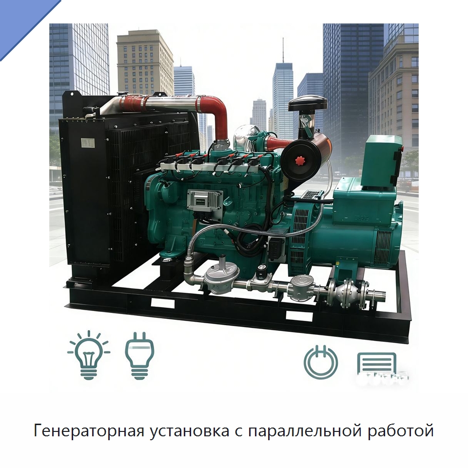Генераторная установка с параллельной работой — Газотурбинные генераторы