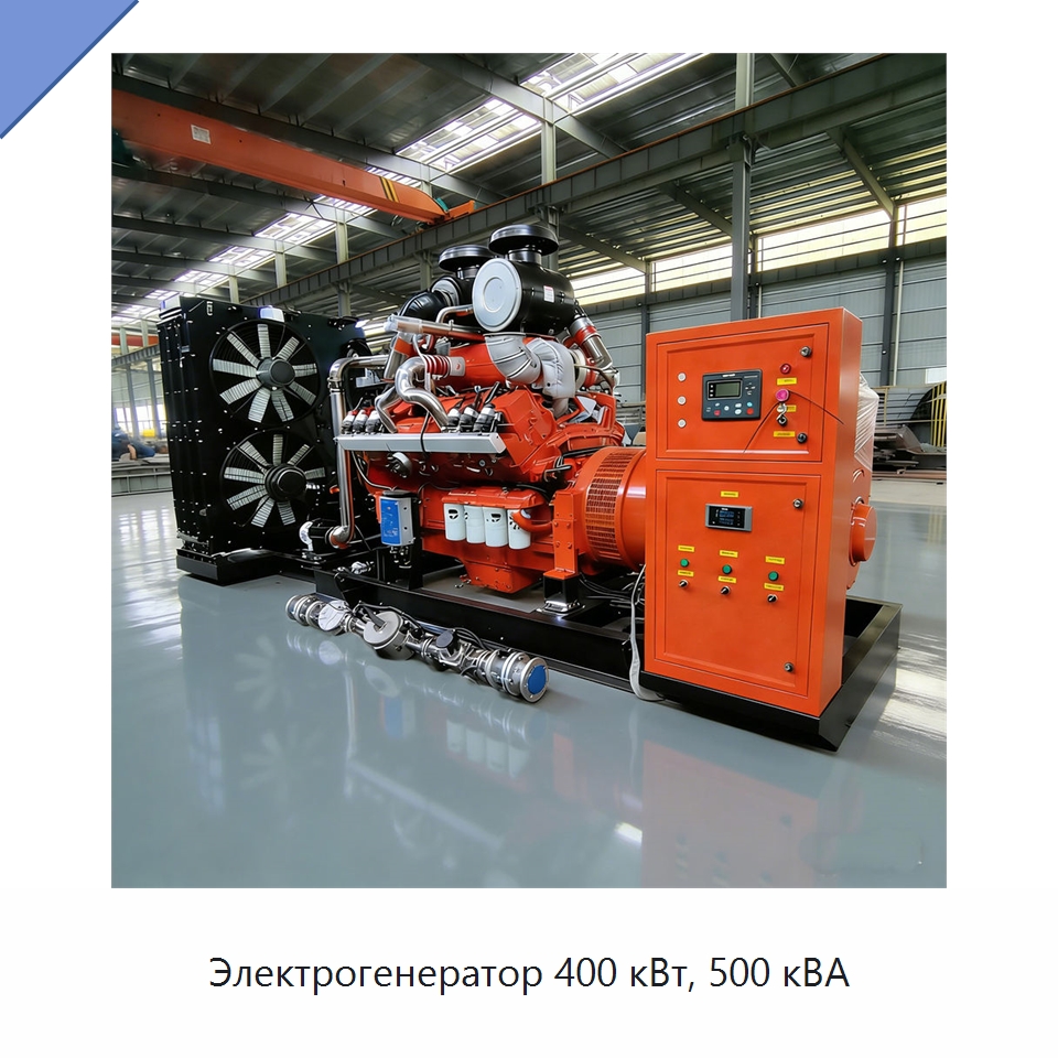 Электрогенератор 400 кВт, 500 кВА — Газотурбинные генераторы