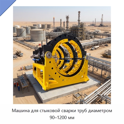Машина для стыковой сварки труб диаметром 90–1200 мм