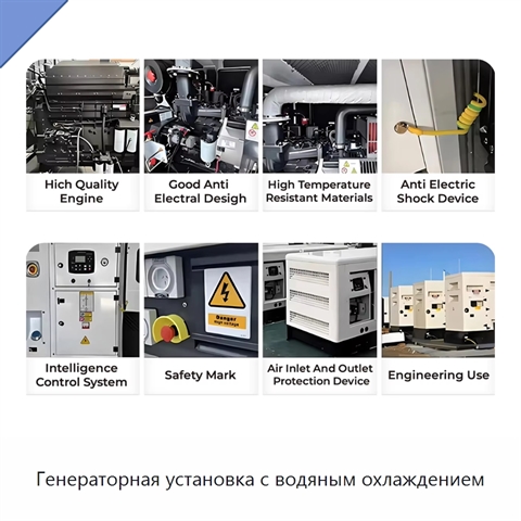 Генераторная установка с водяным охлаждением