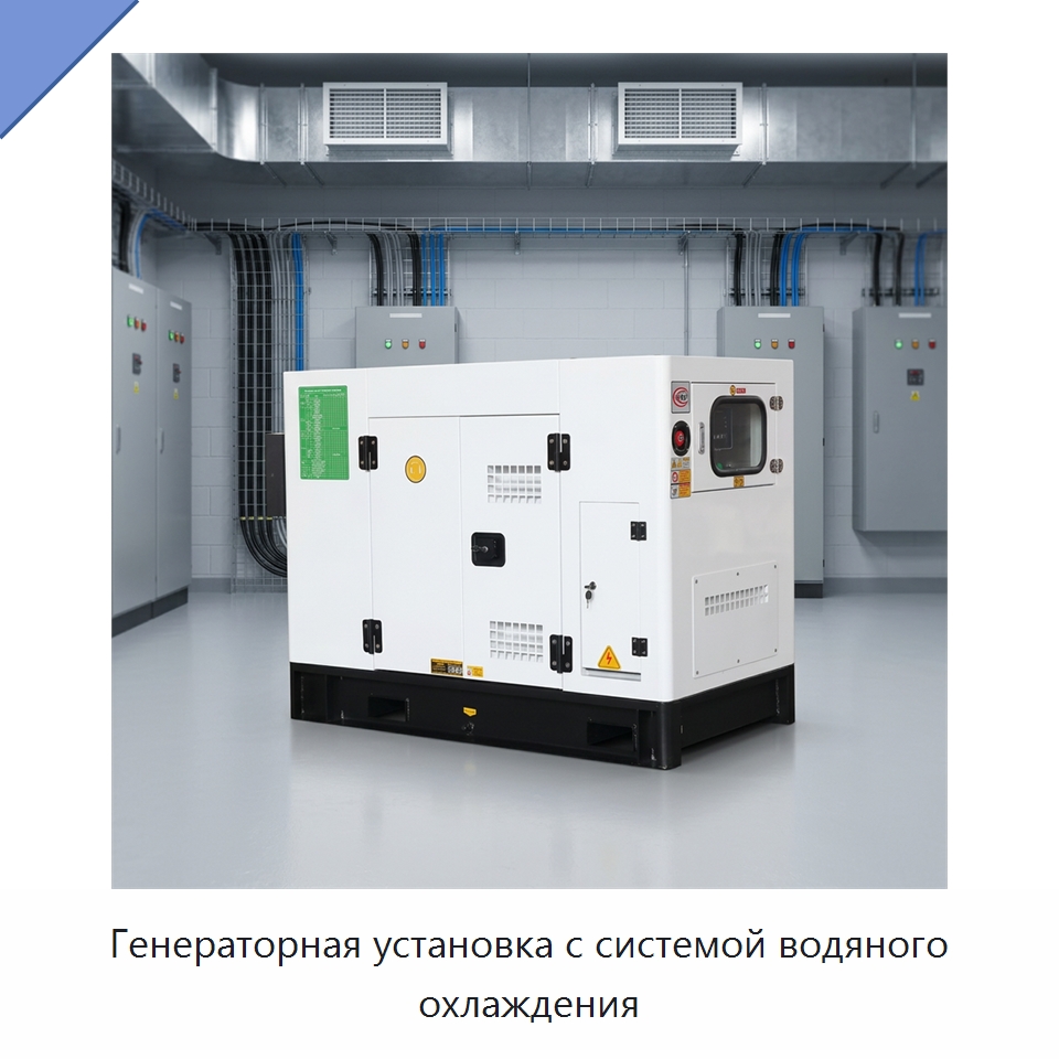 Генераторная установка с системой водяного охлаждения — Дизельные генераторы