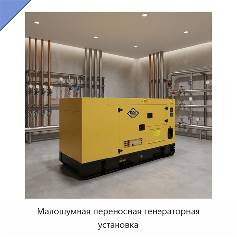 Малошумная переносная генераторная установка
